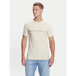 BOSS BOSS Camiseta 50517970 Beis Slim Fit