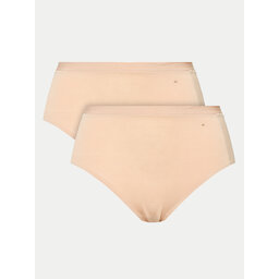 Triumph Triumph 2er-Set klassische Damenslips mit hoher Taille Smart Natural 10214889 Beige