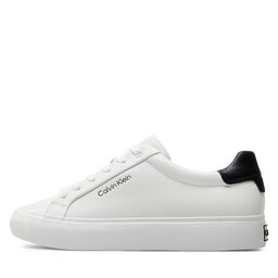 

Снікерcи Calvin Klein Vulcanized Lace Up Lth HW0HW02037 White/Black 0LI, Білий