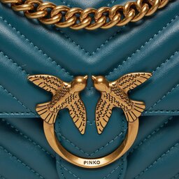 

Сумка Pinko Love Icon Mini Dc 100074 A0GK Petrolio Pacifico X36Q, Бірюзовий