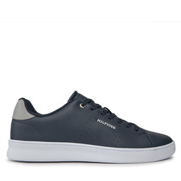 Tommy Hilfiger Sneakers Tommy Hilfiger Court Cup Lth Perf Detail FM0FM05038 Bleumarin