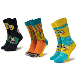 

Набір з 3 пар низьких шкарпеток unisex Happy Socks XBOB08-0100 Кольоровий