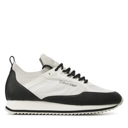 

Снікерcи Calvin Klein Low Top Lace Up Nylon HM0HM00921 White/Black 0K9, Білий