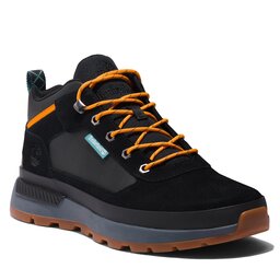 Timberland Sneakers Timberland Field Trekker Low TB0A61E40151 Black Suede w Orange