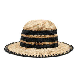 Manebi Pălărie Manebi Panam Hat Black And Tan