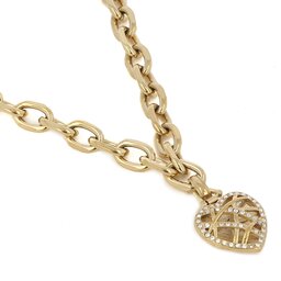 

Намисто Guess Heart Cage JUBN03 093JW YG, Позолота жовтого кольору