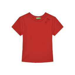United Colors Of Benetton United Colors Of Benetton Póló 3P4ZC10O0 Piros Slim Fit
