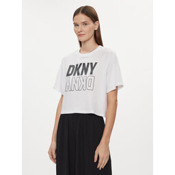 DKNY Sport DKNY Sport Marškinėliai DP2T8559 Balta Relaxed Fit