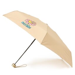 MOSCHINO Parasolka MOSCHINO Supermini D 8252 Dark Beige/Teddy Charm