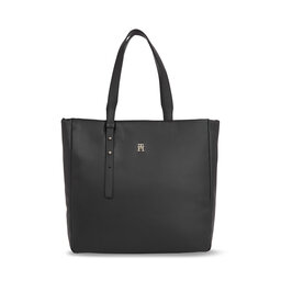 Tommy Hilfiger Handväska Tommy Hilfiger Th Soft Tote AW0AW15527 Black BDS