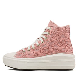 

Кеди Converse Chuck Taylor All Star Move A03951C Beige/Red, Рожевий