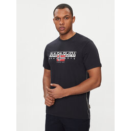 Napapijri Napapijri T-Shirt S-Aylmer NP0A4HTO Μαύρο Regular Fit