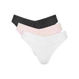 Calvin Klein Underwear Calvin Klein Underwear Набір з 3 пар стрінгів LV00QD5304 Кольоровий