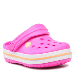 Crocs Шлепанцы Crocs Crocband Clog K 204537 Electric Pink/Cantaloupe
