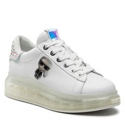 KARL LAGERFELD Tenisice KARL LAGERFELD KL62633 White lthr/Irdescent