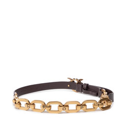 

Жіночий ремінь Pinko Love Day Macro Chain H2 Belt AI 22-23 PLT01 1H212X Y5H7 Brown L72Q, Коричневий