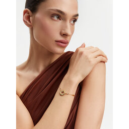 Guess Rokassprādze Guess Just Guess JUBB03 113JW Dzeltenais apzeltījums