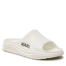 KARL LAGERFELD Șlapi KARL LAGERFELD KL75001 White Eco Eva