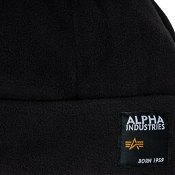 

Шапкa Alpha Industries Label Fleece Beanie 118937 Black 03, Чорний
