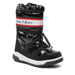 Tommy Hilfiger Μπότες Χιονιού Tommy Hilfiger Snow Boot 3A6-32436-1485 M Black 999