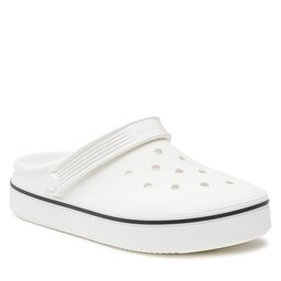 Crocs Pantoletten Crocs Crocs Crocband Clean Clog 208371 White 100