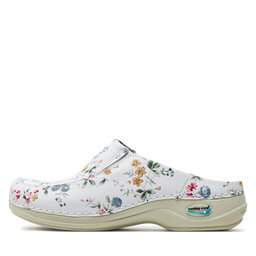 

Шльопанці Nursing Care Paris WG4F1 Flowers, Білий