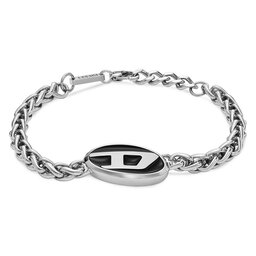 Diesel Bracciale Diesel Steel Font DX1469040 Argento