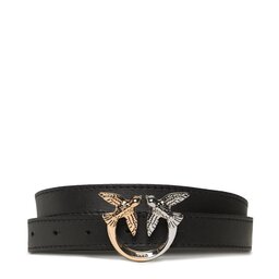 Pinko Dámsky opasok Pinko Love Berry H2 Belt 20231 PLT01 100143.A0R7 Black/Doou Z99H