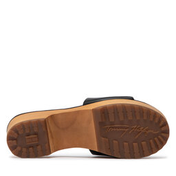 

Шльопанці Tommy Hilfiger Feminine Mid Heel Clog Sandal FW0FW06241 Black BDS, Чорний