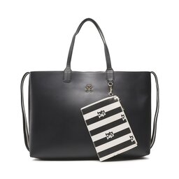 Tommy Hilfiger Дамска чанта Tommy Hilfiger Iconic Tommy Tote Solid Stripe AW0AW14767 DW6