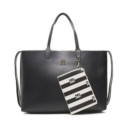 Tommy Hilfiger Rankinė Tommy Hilfiger Iconic Tommy Tote Solid Stripe AW0AW14767 DW6