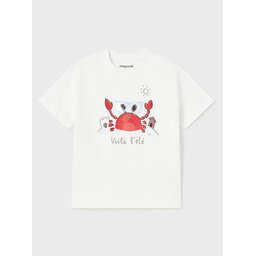 Mayoral Mayoral T-Shirt 1026 Λευκό Regular Fit