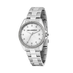 KARL LAGERFELD Часовник KARL LAGERFELD R0553101510 Сребрист