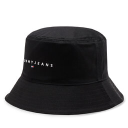 Tommy Jeans Kapelusz Tommy Jeans Tjm Linear Logo Bucket Hat AM0AM12895 Czarny