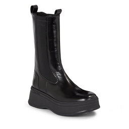 Calvin Klein Členková obuv s elastickým prvkom Calvin Klein Pitched Chelsea Boot HW0HW01686 Ck Black BEH