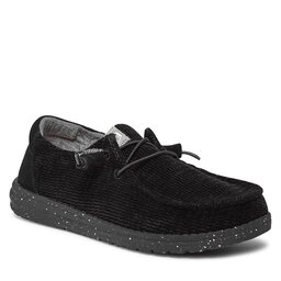 Hey Dude Półbuty Hey Dude Wendy Wave Corduroy 40195-001 Black