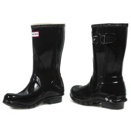 

Гумові чоботи Hunter Original Gloss Short WFS1000RGL Black, Чорний