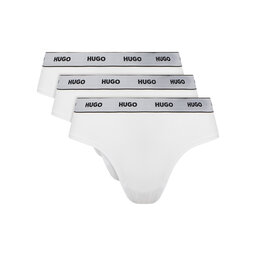 HUGO HUGO 3 db klasszikus alsó Triplet Pack Briefs 50545694 Fehér