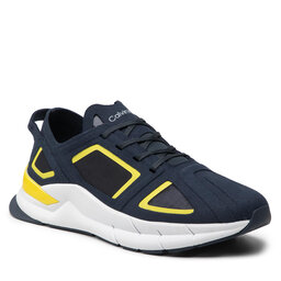 Calvin Klein Sneakers Calvin Klein Low Top Lace Up Mf HM0HM00339 Navy/Magnetic Yellow 0G9