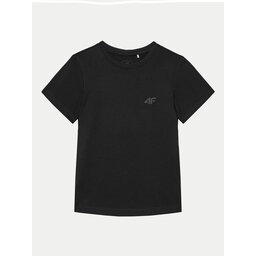 4F 4F T-Shirt 4FJWMM00TTSHM1626 Μαύρο Regular Fit