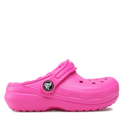 

Шльопанці Crocs Classic Lined Clog K 203506 Electric Pink, Рожевий