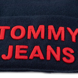 

Шапкa Tommy Jeans Tjm Logo Beanie AM0AM05205 0F7, Cиній