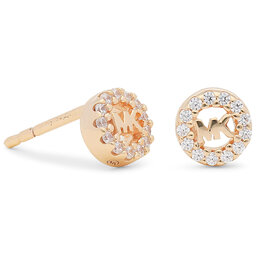 Michael Kors Orecchini Michael Kors Mk Logo Stud MKC1033AN791 Rose Gold Clear
