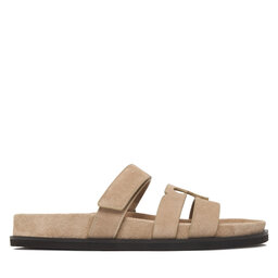 Tory Burch Шльопанці Tory Burch Ines Sport Slide 163481 Світло-коричневий