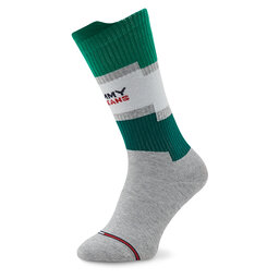 

Високі шкарпетки unisex Tommy Jeans 701220283 Green 002, Зелений