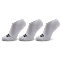 New Era 3 pares de calcetines cortos unisex New Era Flag Sneaker Sock 13113638 Blanco