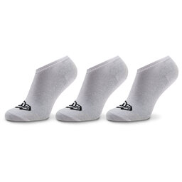 New Era Súprava 3 párov kotníkových ponožiek unisex New Era Flag Sneaker Sock 13113638 Biela