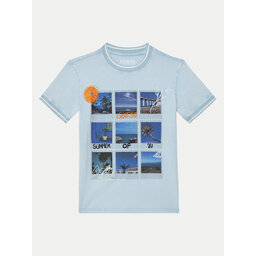 Guess Guess Camiseta L5GI11 K8HM4 Celeste Regular Fit