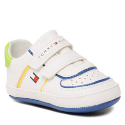 Tommy Hilfiger Sneakersy Tommy Hilfiger Velcro Shoe T0B4-32819-1582 White/Multicolor X256
