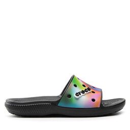 

Шльопанці Crocs Classic Crocs Solarized Slide 207557 Black/Multi, Кольоровий